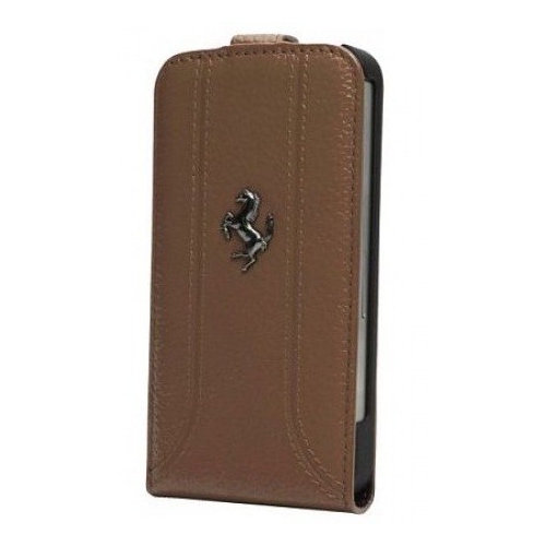 Чехол для сотового телефона Ferrari FF FEFFFLP5KA Camel для iPhone 5