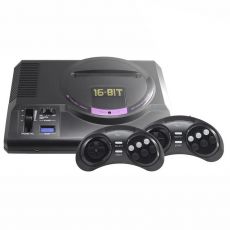 Игровая приставка RETRO GENESIS 225 игр два беспроводных джойстика SEGA Retro Genesis HD Ultra Черный